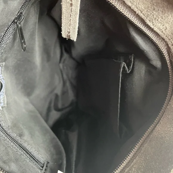 EARTHBOUND Gray Bohemian Festival Shoulder Bag with Fringe Zipper Closure - Picture 8 of 9